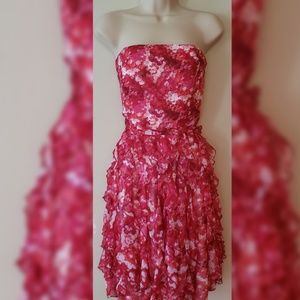 NWT White Black House Market Printed Soft Dress